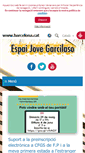 Mobile Screenshot of espaijovegarcilaso.org
