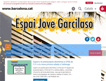 Tablet Screenshot of espaijovegarcilaso.org
